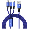 Baseus Rapid Series 3-in-1 Kabel CAMLT-SU13 - 1.2m - Blau