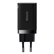 Baseus Super Si Pro Schnellladegerät 30W - USB-C, USB-A - Schwarz