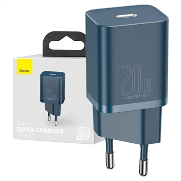 Baseus Super Si Schnellladegerät 1C 20W CGNL020101 - Blau