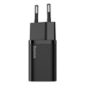 Baseus Super Si Schnell USB-C Ladegerät CCSUP-C01 - 20W - Schwarz