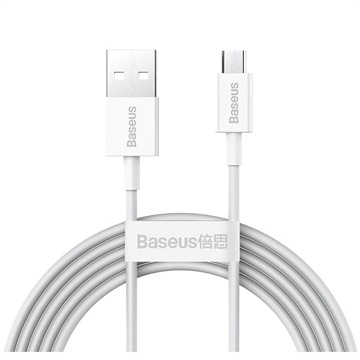 Baseus Superior MicroUSB-Schnelllade-Datakabel - 1m - Weiß