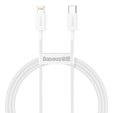 Baseus Superior Serie USB-C / Lightning Kabel - 1m, 20W - Weiß