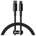 Baseus Tungsten Gold USB-C / Lightning Kabel 20W - 2m - Schwarz