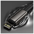 Baseus Tungsten Gold USB-C / Lightning Kabel 20W - 1m - Schwarz