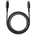 Baseus Tungsten Gold USB-C / Lightning Kabel 20W - 2m - Schwarz