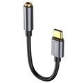 Baseus USB-C / 3.5mm Audio Adapter Kabel CAHUB-EZ0G - Dunkelgrau