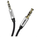 Baseus Yiven 3.5mm AUX Audiokabel CAM30-BS1 - 1m - Schwarz / Silber