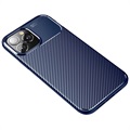 Beetle Karbonfaser iPhone 14 Pro Max Hülle - Blau