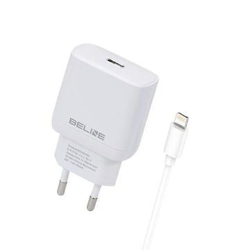 Beline PD 3.0 30W Lightning Ladegerät - iPhone 14/13/12/X/iPad Pro - Weiß
