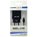 Beline Universal Dual-Port Ladegerät & MicroUSB Kabel - Schwarz