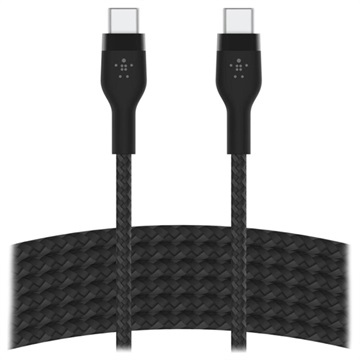 Belkin BoostCharge Pro Flex USB-C / USB-C Kabel 60W - 3m - Schwarz