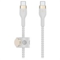 Belkin BoostCharge Pro Flex USB-C / USB-C Kabel 60W - 3m - Weiß