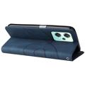 Bi-Color Serie OnePlus Nord CE 2 Lite 5G Schutzhülle mit Geldbörse - Blau