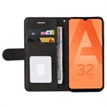 Bi-Color Series Samsung Galaxy A32 5G/M32 5G Wallet Hülle - Schwarz