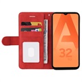 Bi-Color Series Samsung Galaxy A32 5G/M32 5G Wallet Hülle - Rot