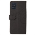 Bi-Color Series Samsung Galaxy A51 Wallet Hülle - Schwarz