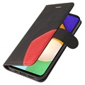 Bi-Color Series Samsung Galaxy A52 5G, Galaxy A52s Schutzhülle mit Geldbörse - Schwarz