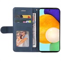 Bi-Color Series Samsung Galaxy A52 5G, Galaxy A52s Schutzhülle mit Geldbörse - Blau
