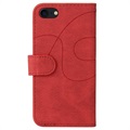 Bi-Color Series iPhone 7/8/SE (2020)/SE (2022) Wallet Hülle - Rot