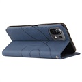 Bi-Color Series Xiaomi Mi 11 Lite 5G Wallet Hülle - Blau