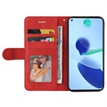 Bi-Color Series Xiaomi Mi 11 Lite 5G Wallet Hülle - Rot