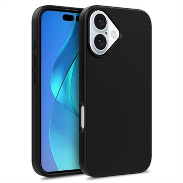iPhone 16 Biologisch Abbaubare Hülle - Schwarz