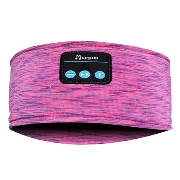 Bluetooth Headband Wireless Music Sleeping Earphone Kopfhörer Sleep Earbud HD Stereo Lautsprecher für Schlafen, Training, Joggen, Yoga - Rose