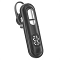 Bluetooth Headset mit Mikrofon und LCD-Display - Schwarz