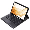 Samsung Galaxy Tab S8+ Hülle mit Bluetooth Tastatur - Schwarz