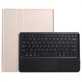 Samsung Galaxy Tab S8+ Hülle mit Bluetooth Tastatur - Gold