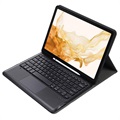 Samsung Galaxy Tab S8+ Hülle mit Bluetooth Tastatur - Roségold