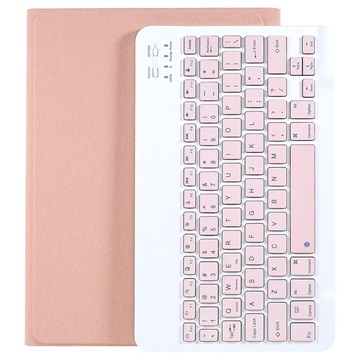 Xiaomi Pad 5/Pad 5 Pro Hülle mit Bluetooth Tastatur - Rosa