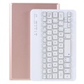 Samsung Galaxy Tab A7 Lite Bluetooth Tastaturhülle - Roségold