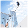 Bluetooth Selfie Stick & Tripod Ständer mit Licht KH1S - Schwarz
