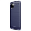 Samsung Galaxy A42 5G Brushed TPU Hülle - Karbonfaser