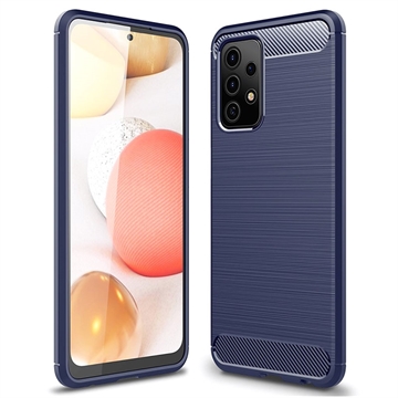 Samsung Galaxy A52 5G/A52s 5G Angeraute TPU Hülle - Karbonfaser