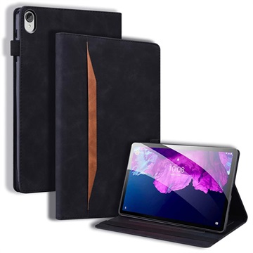 Business Style Lenovo Tab P11 Smart Folio Case - Schwarz