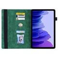 Business Style Samsung Galaxy Tab A7 10.4 (2020) Smart Folio Case - Grün