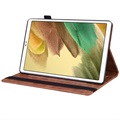 Business Style Samsung Galaxy Tab A7 Lite Smart Folio Case - Braun