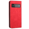 Business Style Google Pixel 6 Wallet Hülle - Rot