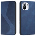 Business Style Xiaomi Mi 11 Wallet Hülle - Blau