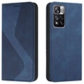 Business Style Xiaomi Redmi Note 11 Pro/Note 11 Pro+ Wallet Hülle - Blau
