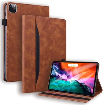 Business Style iPad Air 2020/2022/iPad Pro 11 2021 Smart Folio Case - Braun