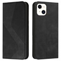 Business Style iPhone 13 Mini Wallet Hülle - Schwarz