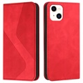 Business Style iPhone 13 Mini Wallet Hülle - Rot