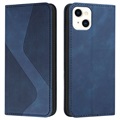 Business Style iPhone 13 Wallet Hülle - Blau