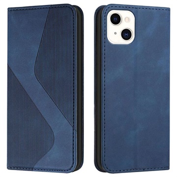 Business Style iPhone 13 Wallet Hülle - Blau