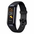 C60 1.1 Zoll wasserdicht Smart Watch Herzfrequenz Blut-Sauerstoff-Monitor Körpertemperatur-Erkennung Fitness-Tracker Sport Smart-Armband - schwarz