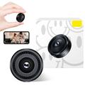 C8 Mini WiFi Sicherheitskamera mit 64GB Speicherkarte - Schwarz