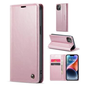 Caseme 003 Serie iPhone 14 Schutzhülle mit Geldbörse - Rosa